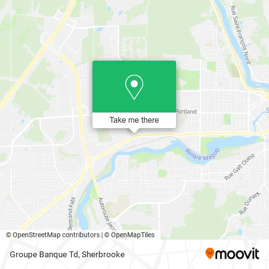 Groupe Banque Td map