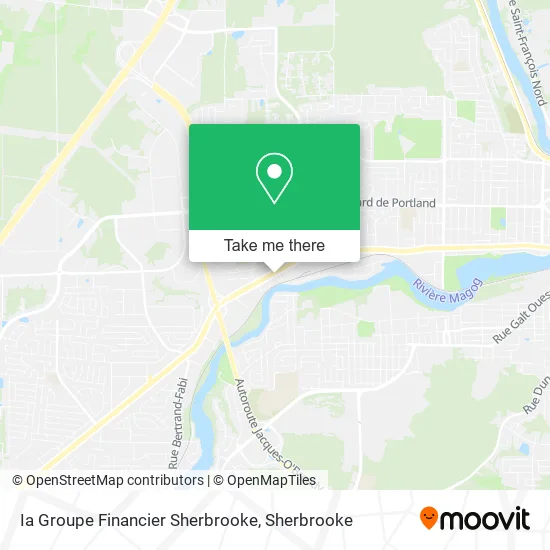 Ia Groupe Financier Sherbrooke map