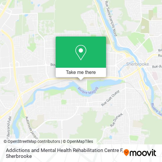Addictions and Mental Health Réhabilitation Centre F map