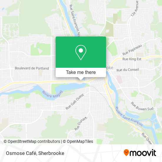 Osmose Café map