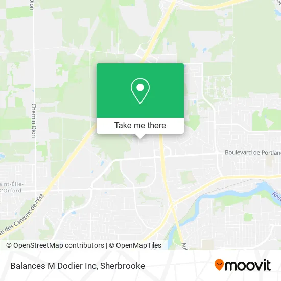 Balances M Dodier Inc map