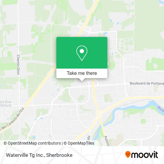 Waterville Tg Inc. map