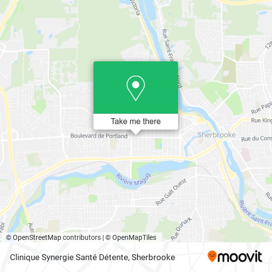 Clinique Synergie Santé Détente map