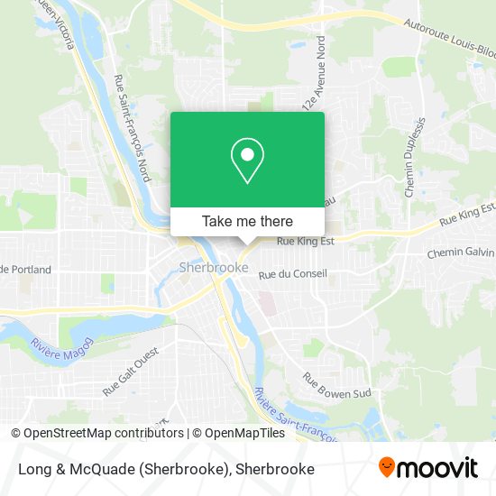 Long & McQuade (Sherbrooke) map