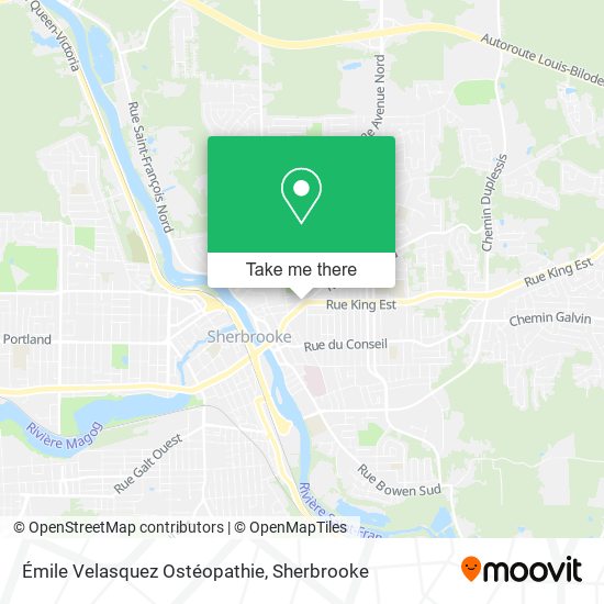 Émile Velasquez Ostéopathie map