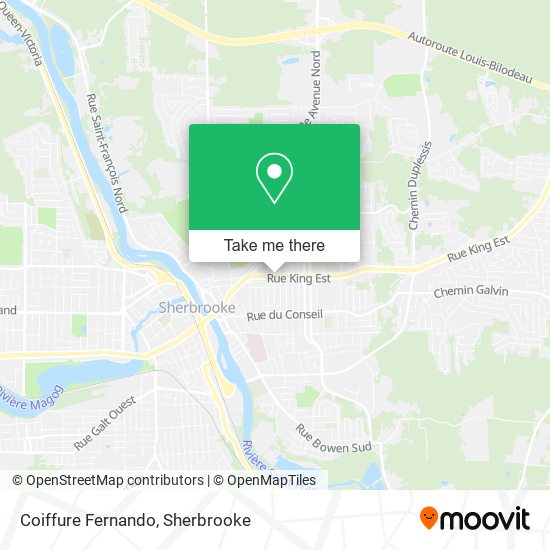 Coiffure Fernando map