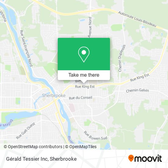 Gérald Tessier Inc map