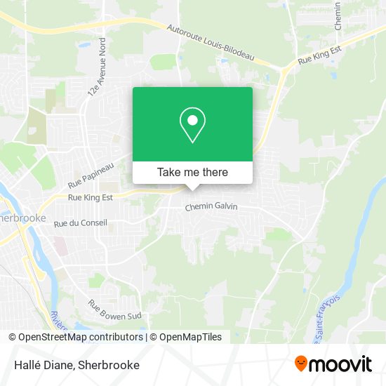 Hallé Diane map