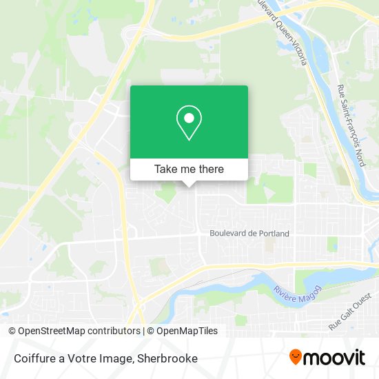 Coiffure a Votre Image map