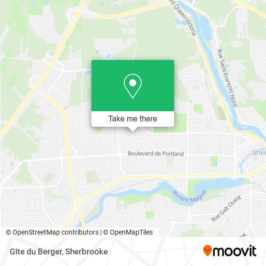 Gîte du Berger map