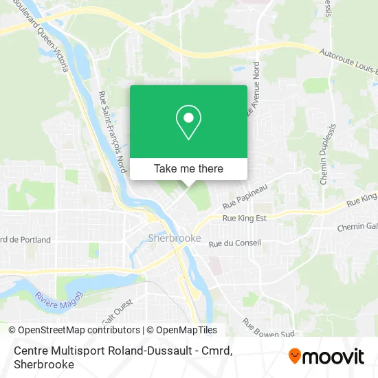 Centre Multisport Roland-Dussault - Cmrd map
