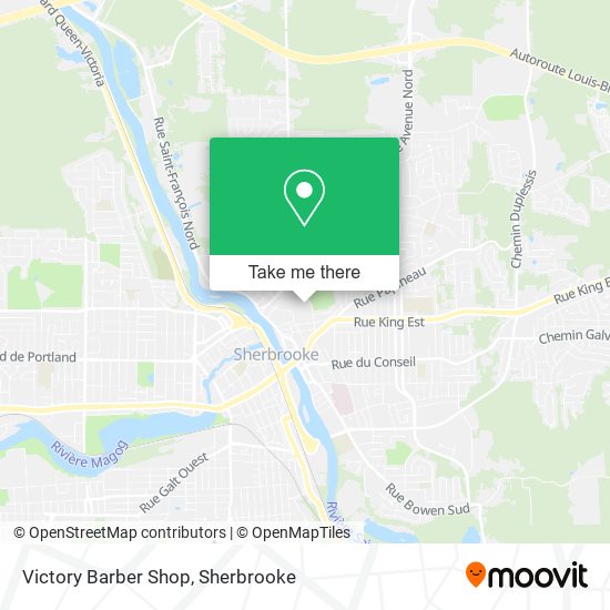 Victory Barber Shop map