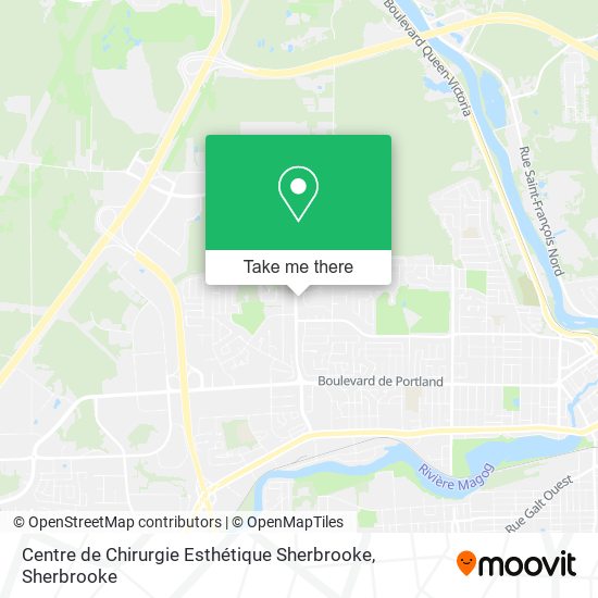Centre de Chirurgie Esthétique Sherbrooke map