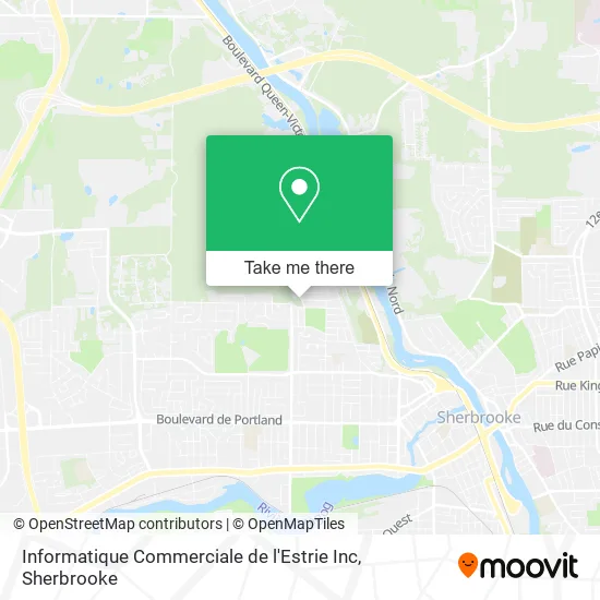 Informatique Commerciale de l'Estrie Inc map
