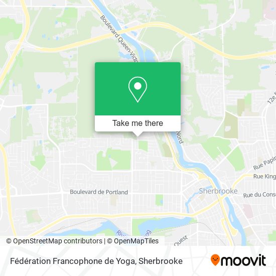 Fédération Francophone de Yoga map