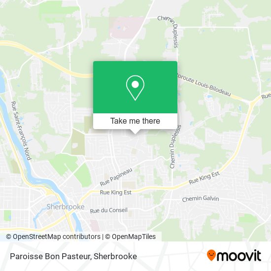 Paroisse Bon Pasteur map