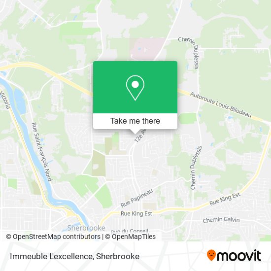 Immeuble L'excellence map