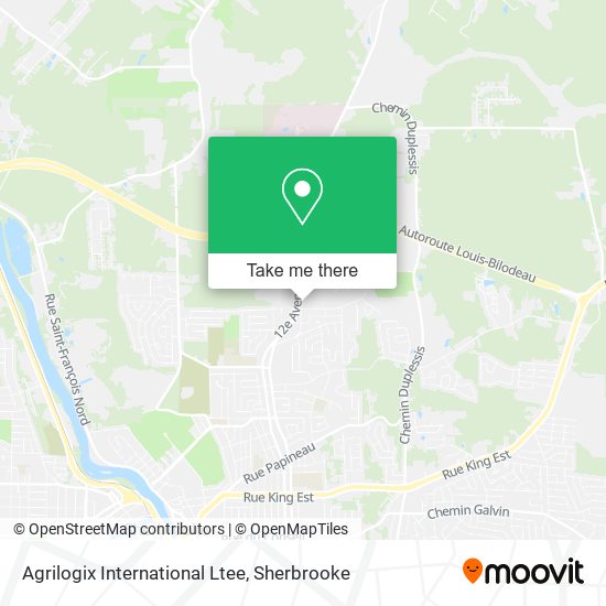 Agrilogix International Ltee map