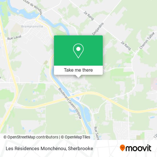 Les Résidences Monchénou map