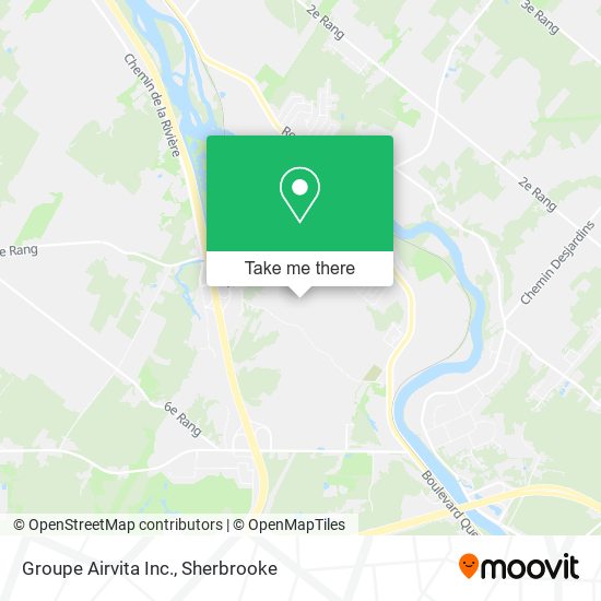 Groupe Airvita Inc. map