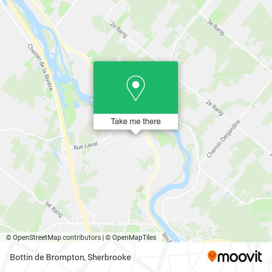 Bottin de Brompton map