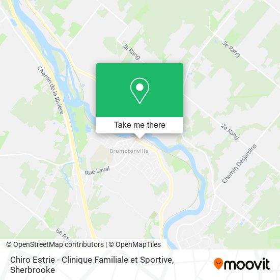 Chiro Estrie - Clinique Familiale et Sportive map
