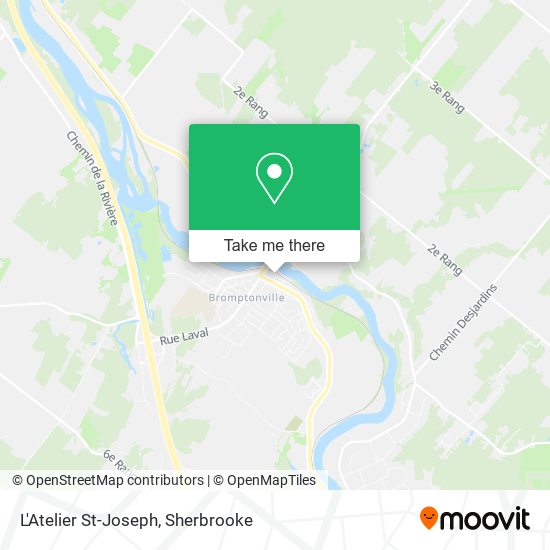 L'Atelier St-Joseph map