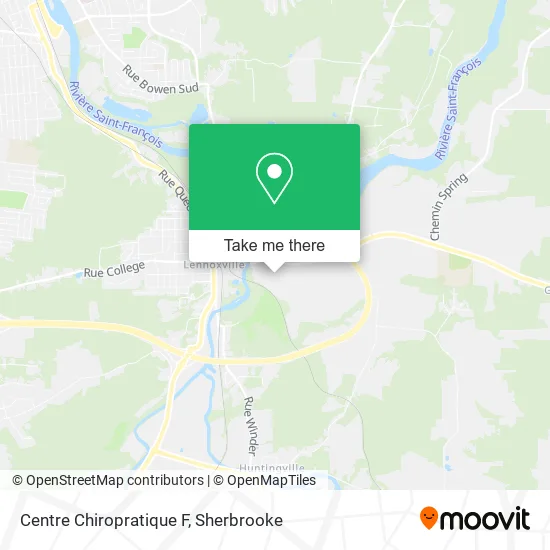 Centre Chiropratique F map