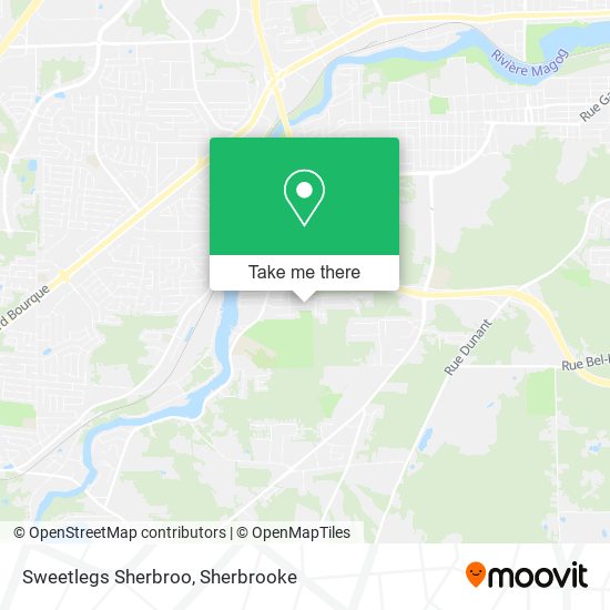 Sweetlegs Sherbroo map