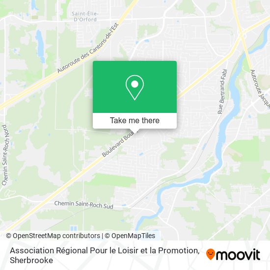 Association Régional Pour le Loisir et la Promotion map