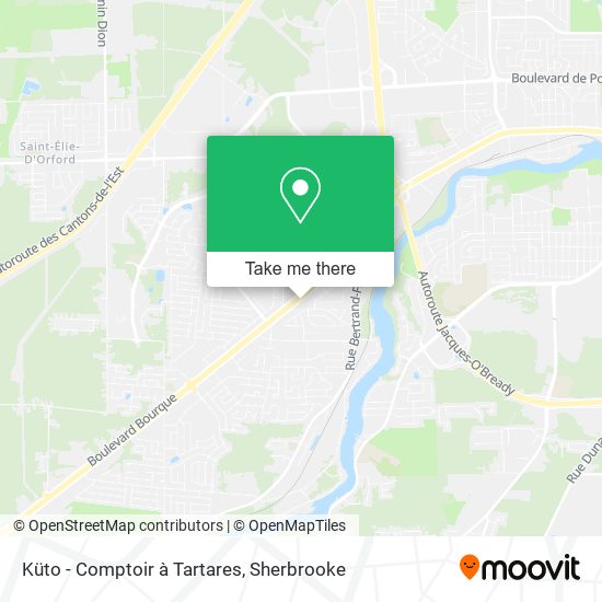 Küto - Comptoir à Tartares map