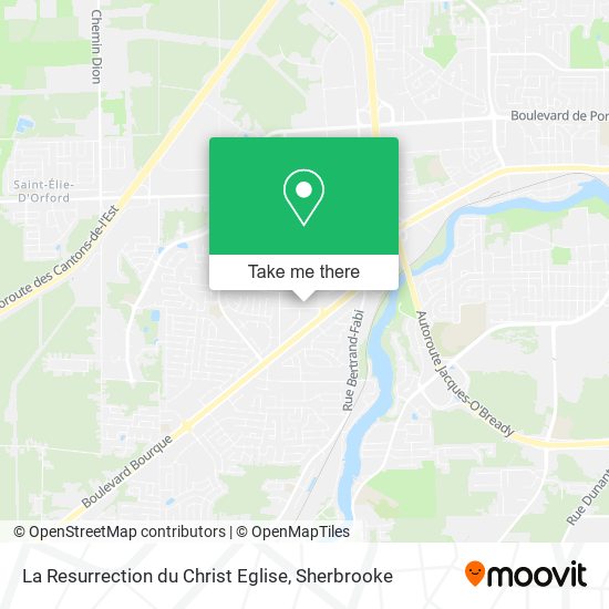 La Resurrection du Christ Eglise map