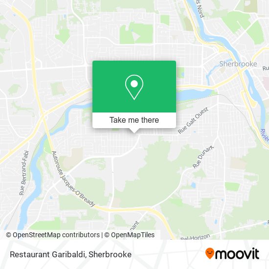 Restaurant Garibaldi map