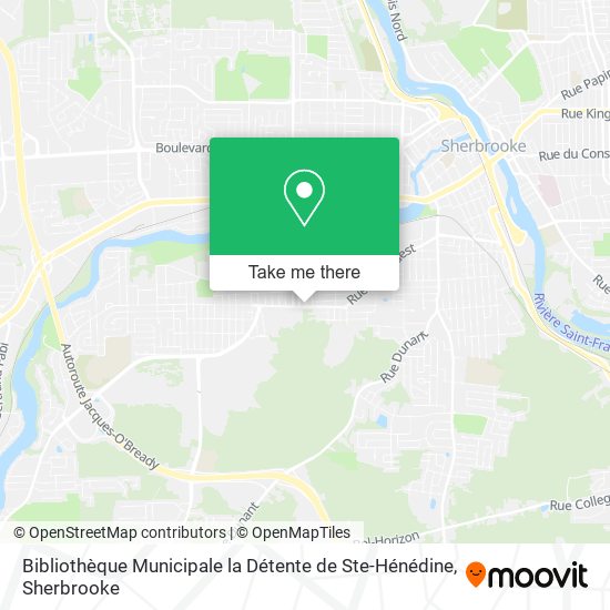 Bibliothèque Municipale la Détente de Ste-Hénédine map