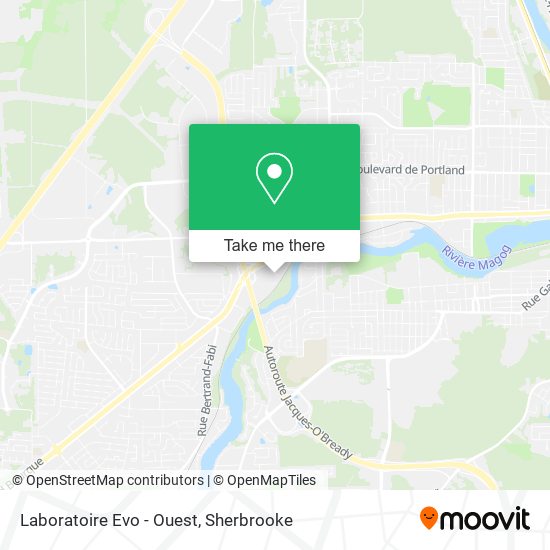 Laboratoire Evo - Ouest map