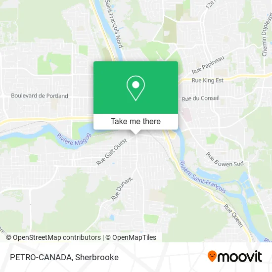 PETRO-CANADA map