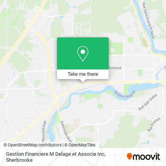 Gestion Financiere M Delage et Associe Inc map