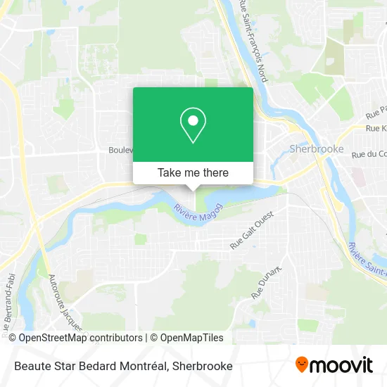 Beaute Star Bedard Montréal map