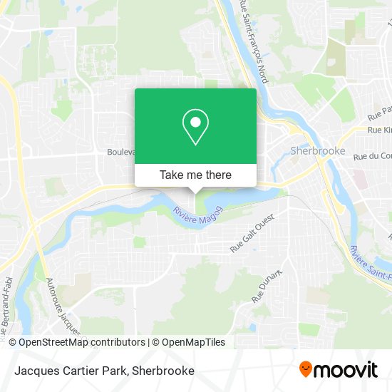 Jacques Cartier Park map