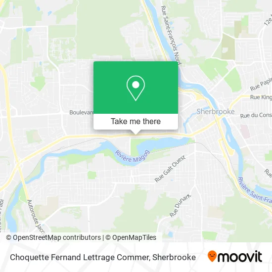 Choquette Fernand Lettrage Commer map