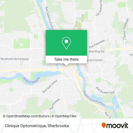 Clinique Optometrique map