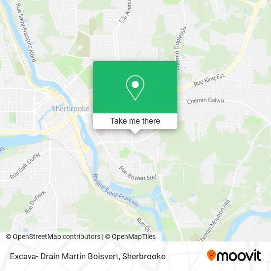 Excava- Drain Martin Boisvert map