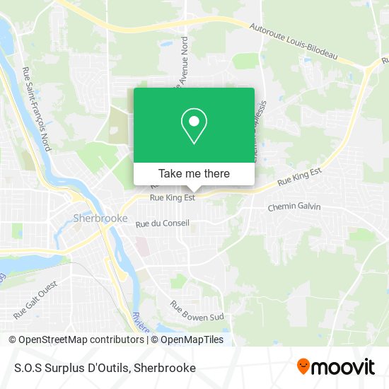 S.O.S Surplus D'Outils map