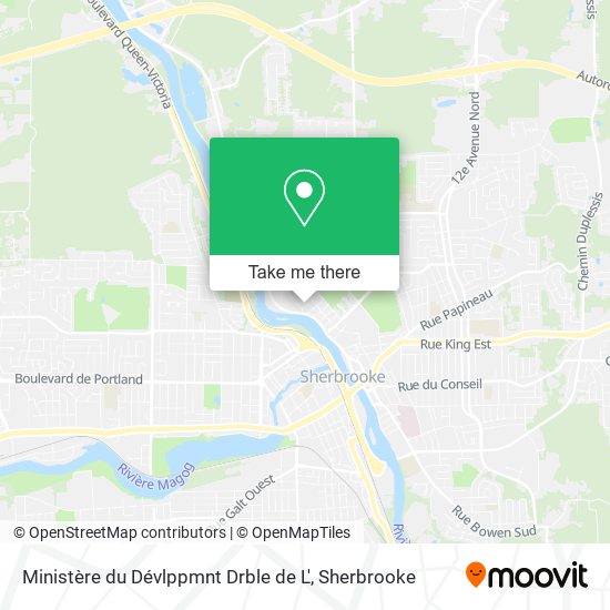 Ministère du Dévlppmnt Drble de L' map
