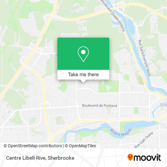 Centre Libell-Rive map