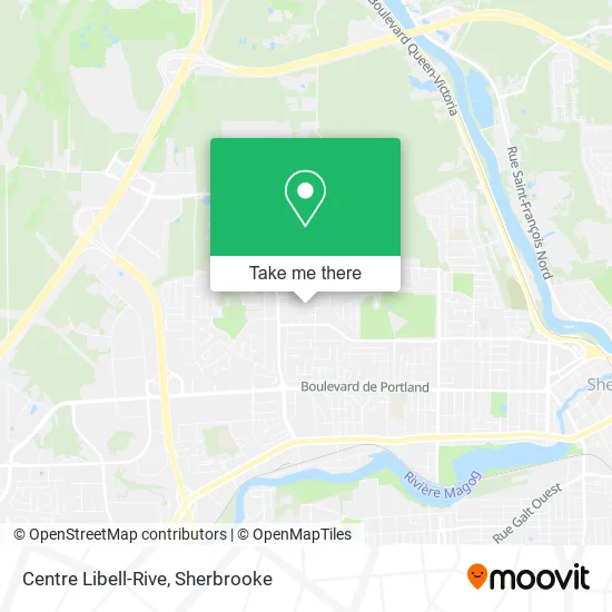 Centre Libell-Rive map