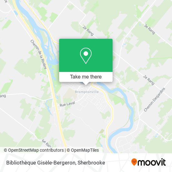 Bibliothèque Gisèle-Bergeron map