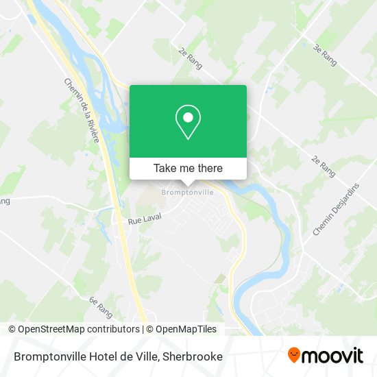 Bromptonville Hotel de Ville map