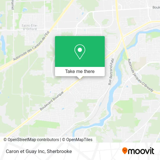 Caron et Guay Inc map