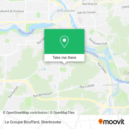 Le Groupe Bouffard map